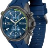 Мъжки часовник Hugo Boss Globetrotter Blue HB1513821