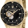 Мъжки часовник Maserati R8823140003 Sfida Gold Diamonds Automatic