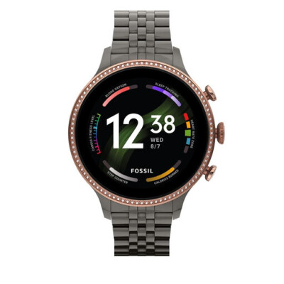 Дамски смарт часовник Fossil Gen 6 Smartwatch Edelstahl anthrazit  FTW6078