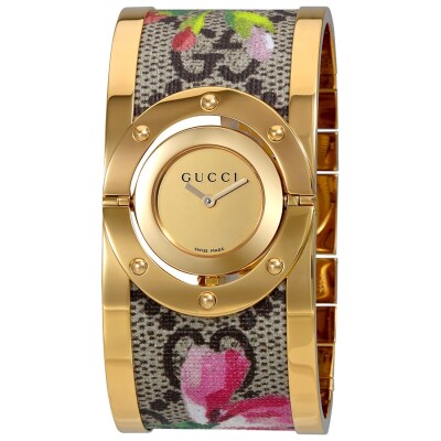 Дамски часовник Gucci Twirl Bloom Gold Twirling Dial YA112443