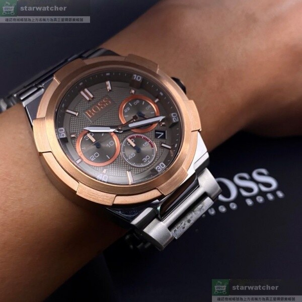 Мъжки часовник Hugo Boss HB1513362 Supernova Grey & Rose Gold Chrono