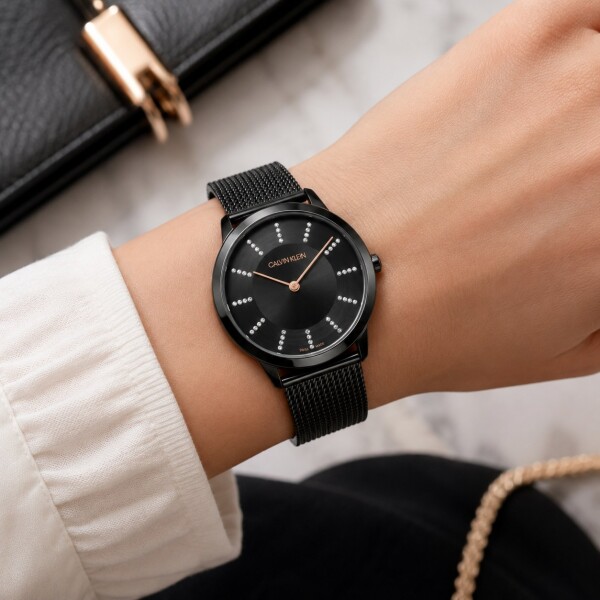 Дамски часовник Calvin Klein K3M22X2X Minimal Diamonds