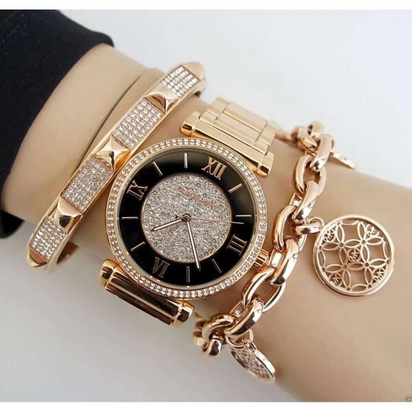 Дамски часовник Michael Caitlin Gold MK3338